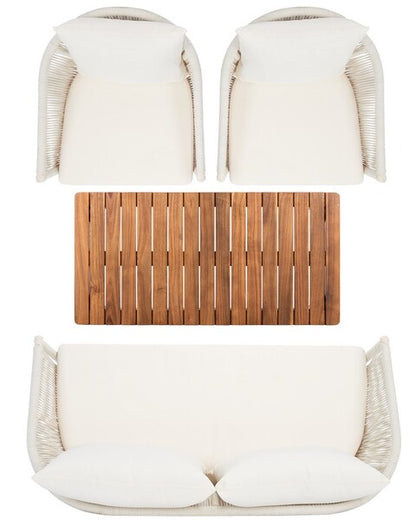 Outdoor 4 Piece Living Set