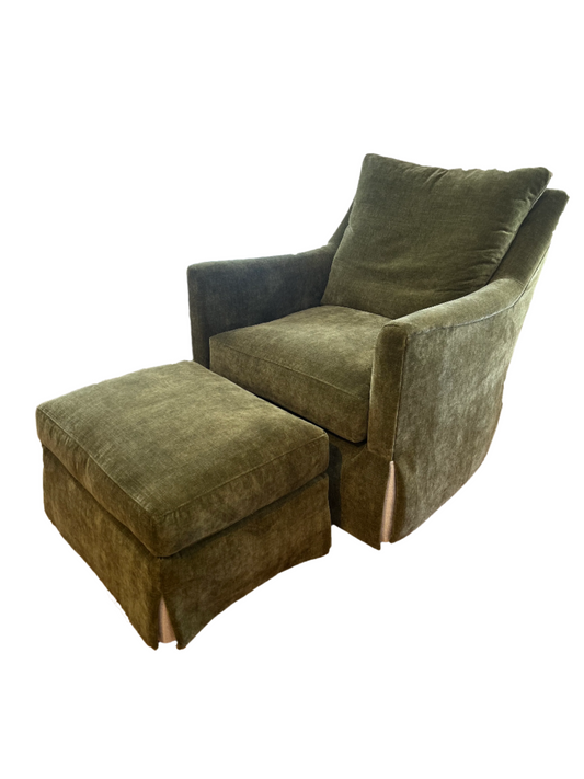 Wesley Hall GUILFORD SWIVEL GLIDER AND OTTOMAN